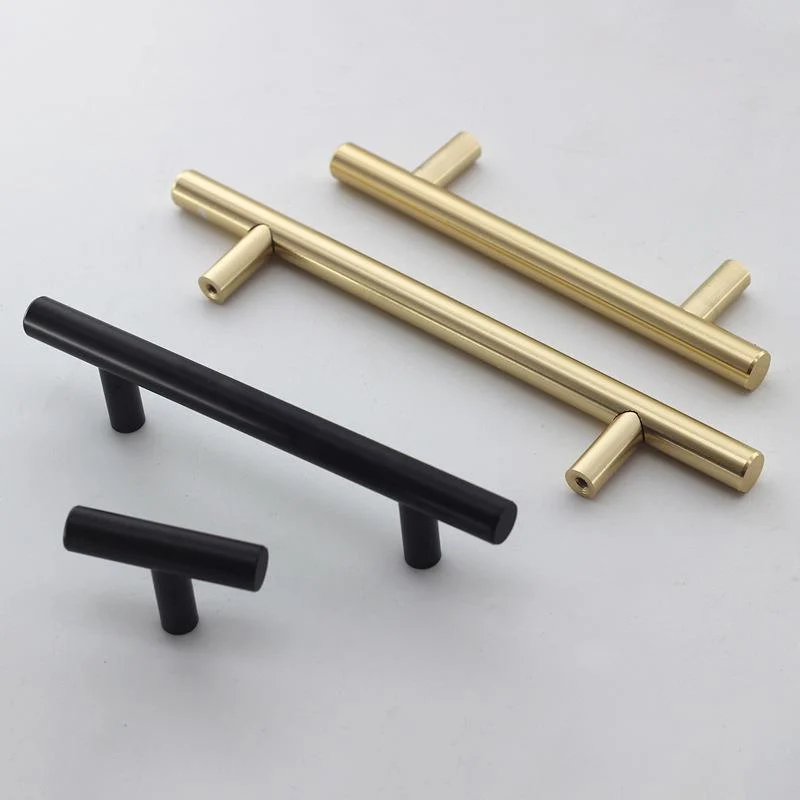 Modern Black & Gold Cabinet and Drawer Handles -Bathlova