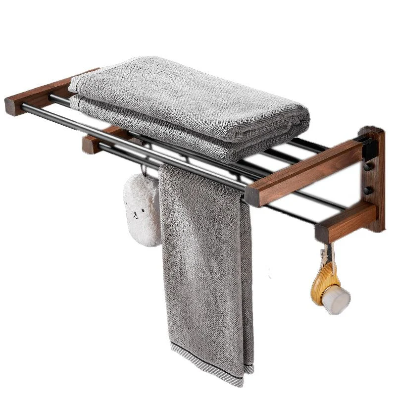 Modern Black Bathroom Set Bath Shelf Towel Bar Bath Hardware Set -Bathlova