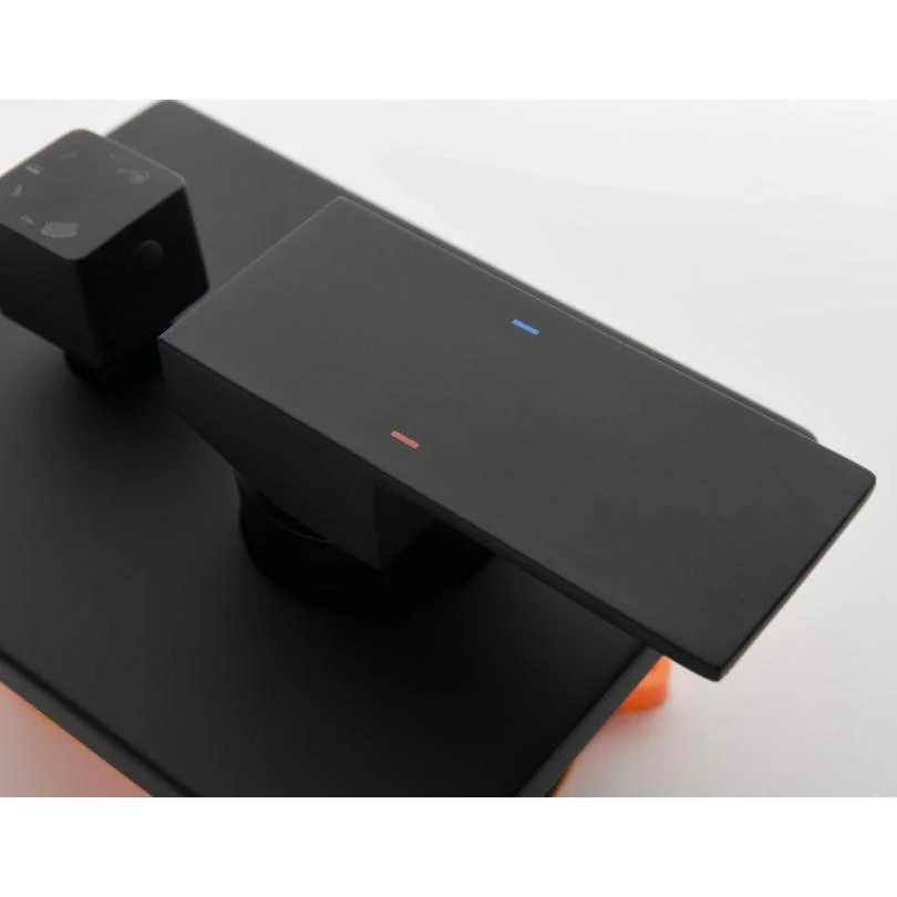 modern-black-brass-shower-system-set-12-shower-head-hand-shower-hose-and-handles-bathlova-10 Modern Black Brass Shower System Set - 12" Shower Head, Hand Shower, Hose, and Handles -Bathlova