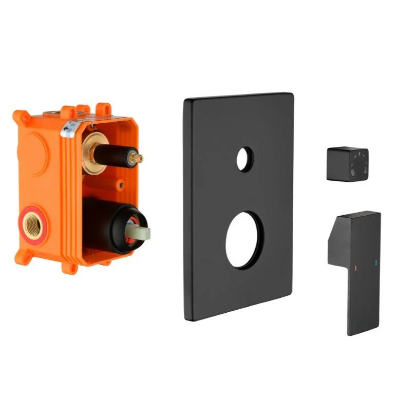 modern-black-brass-shower-system-set-12-shower-head-hand-shower-hose-and-handles-bathlova-3 Modern Black Brass Shower System Set - 12" Shower Head, Hand Shower, Hose, and Handles -Bathlova