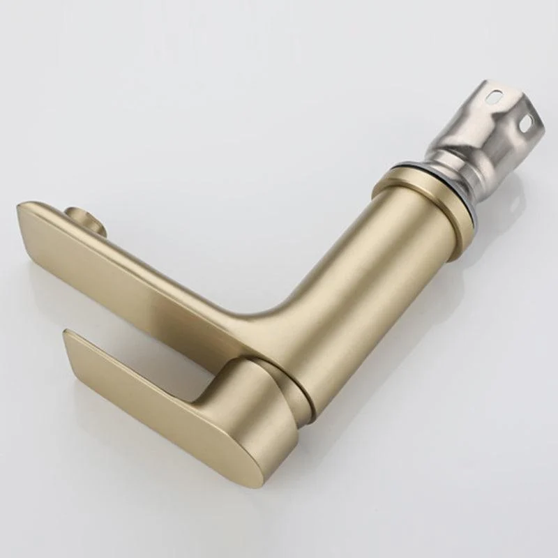 Modern Brass Basin Tap Single Hole Bathroom Tap Lever Handle Sink Tap -Bathlova