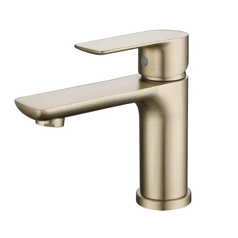 Modern Brass Basin Tap Single Hole Bathroom Tap Lever Handle Sink Tap -Bathlova