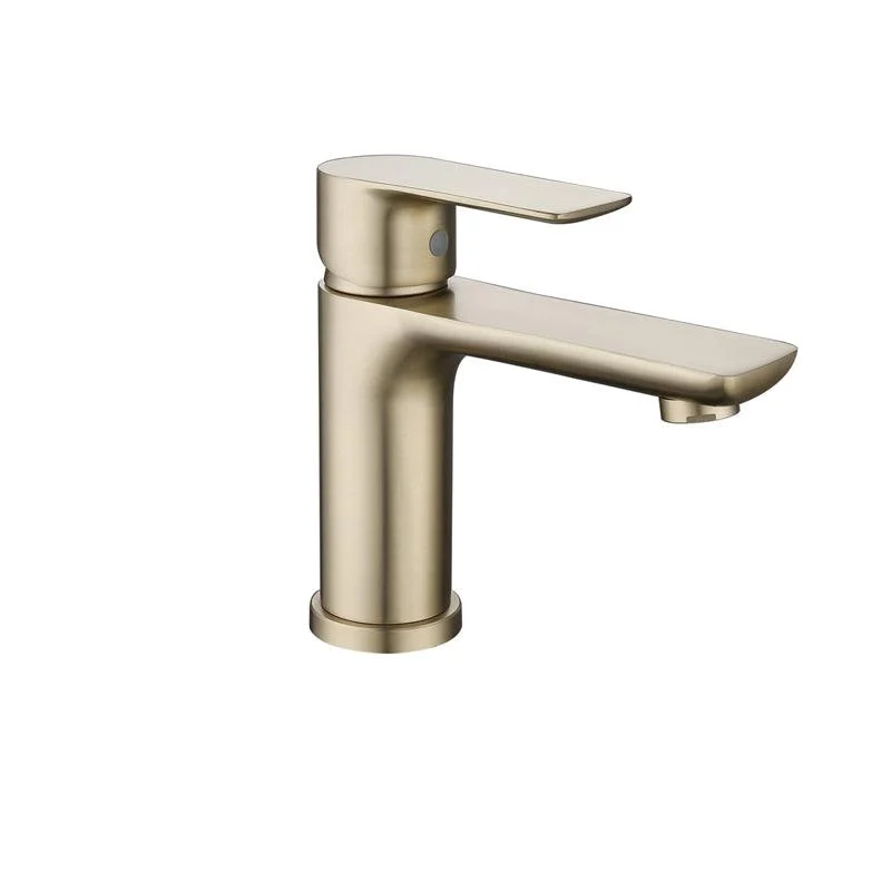 Modern Brass Basin Tap Single Hole Bathroom Tap Lever Handle Sink Tap -Bathlova