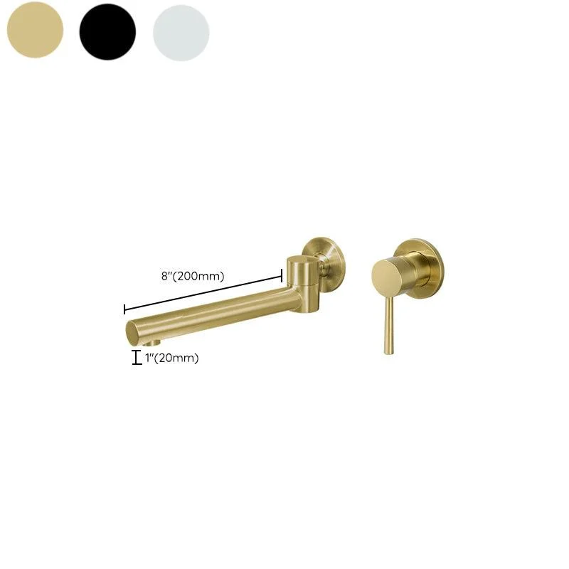 Modern Brass Roman Tub Tap with 1 Lever Handles Tub Tap -Bathlova