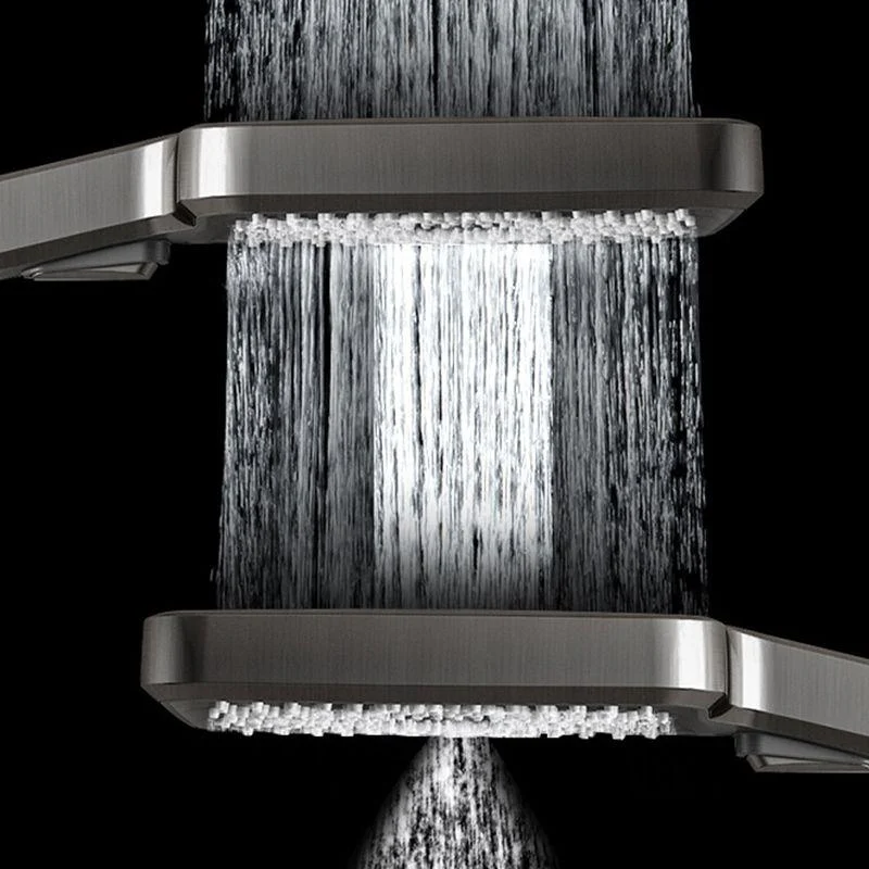 Modern Brass Shower System Adjustable Spray Pattern Shower Set -Bathlova