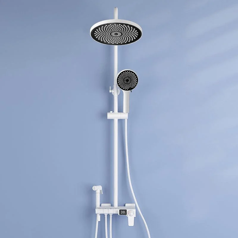 Modern Brass Shower System Adjustable Spray Pattern Shower Set -Bathlova