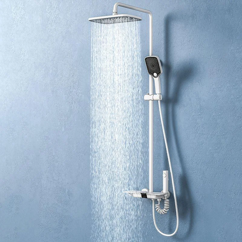 Modern Brass Shower System Wall Mounted Shower Set with Handheld Shower Head -Bathlova