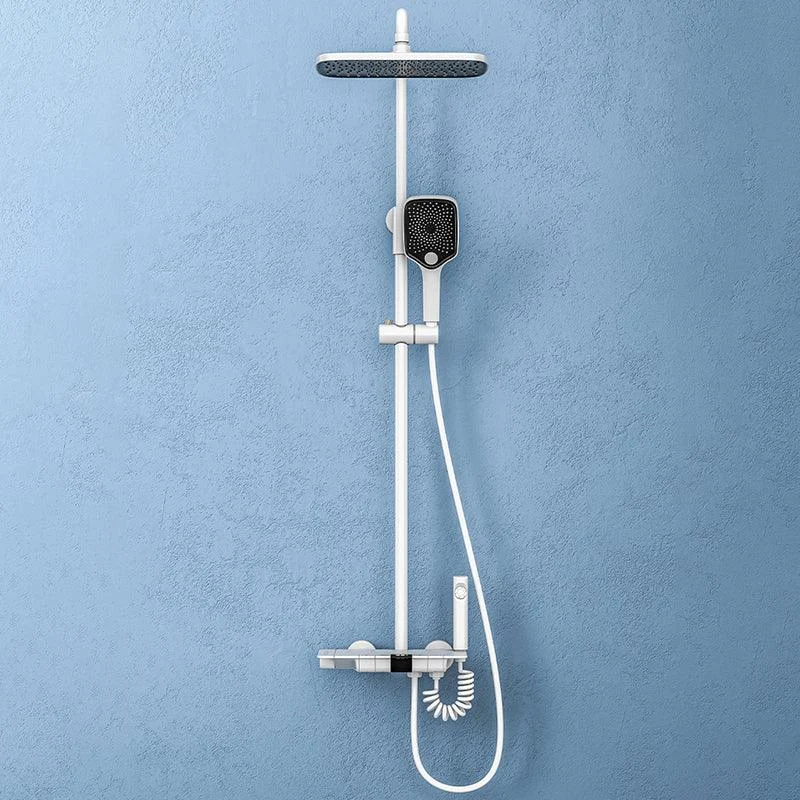 Modern Brass Shower System Wall Mounted Shower Set with Handheld Shower Head -Bathlova