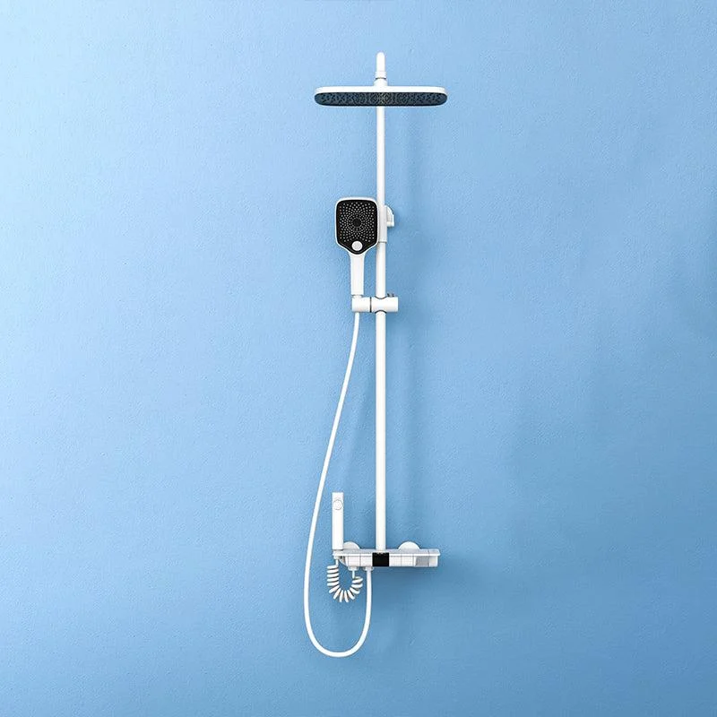 Modern Brass Shower System Wall Mounted Shower Set with Handheld Shower Head -Bathlova