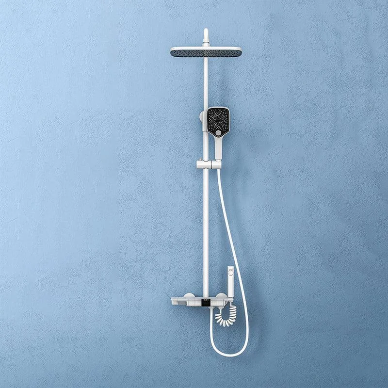 Modern Brass Shower System Wall Mounted Shower Set with Handheld Shower Head -Bathlova