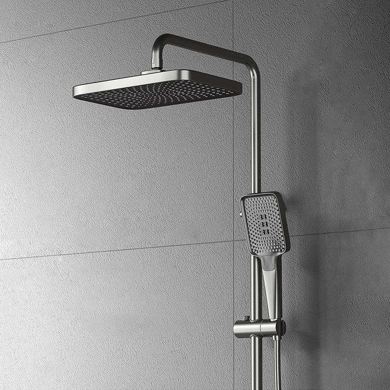 Modern Brass Shower Tap Valve Included Wall Mounted Shower Combo -Bathlova