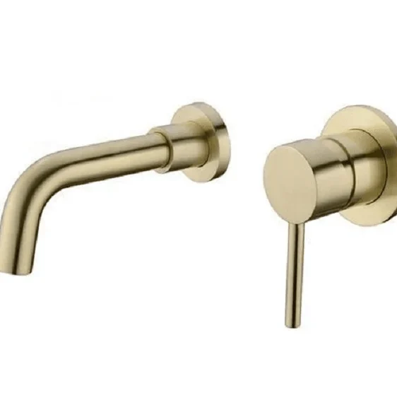 Modern Brass Wall Mounted Tap -Bathlova