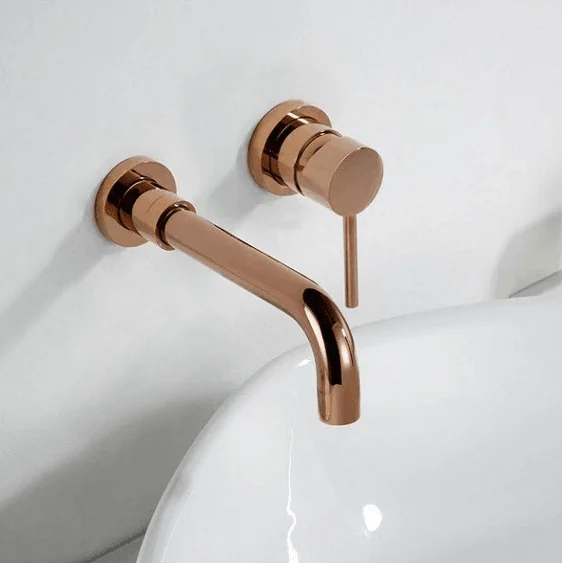 Modern Brass Wall Mounted Tap -Bathlova