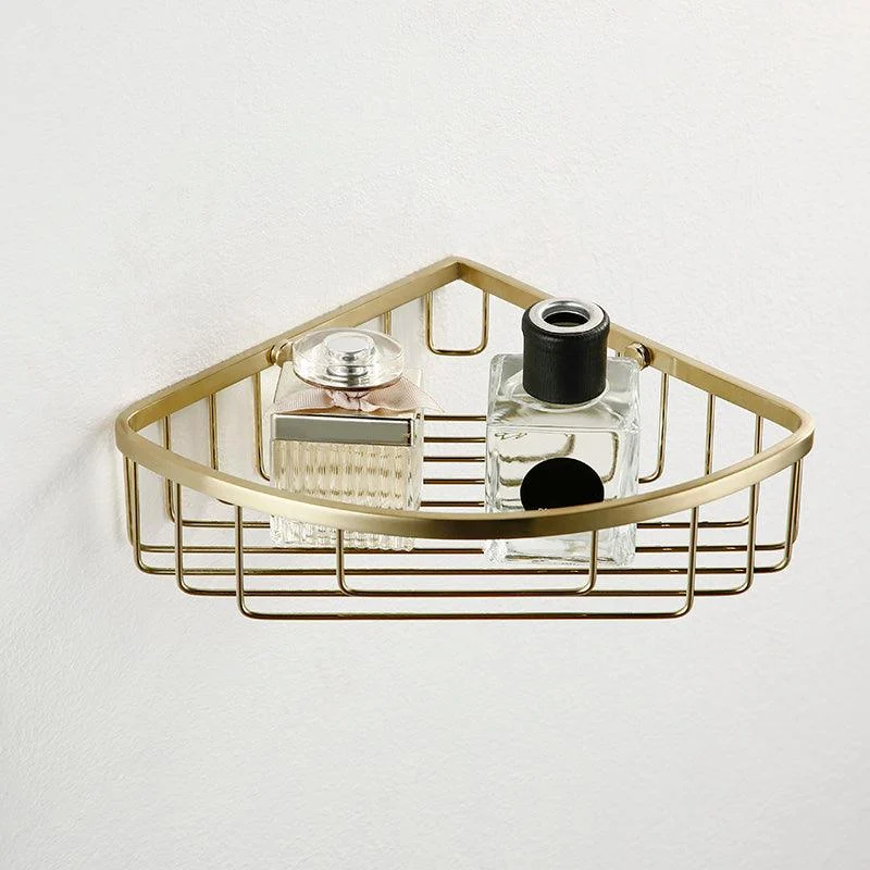 Modern Brushed Brass Bathroom Accessories Hardware Set with Towel Bar -Bathlova