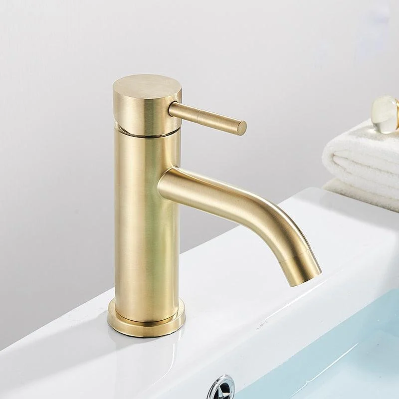 Modern Brushed Gold Bathroom Tap -Bathlova