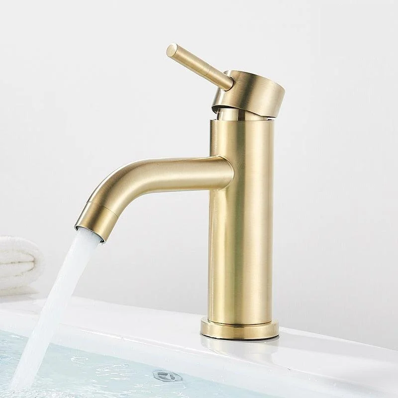 Modern Brushed Gold Bathroom Tap -Bathlova