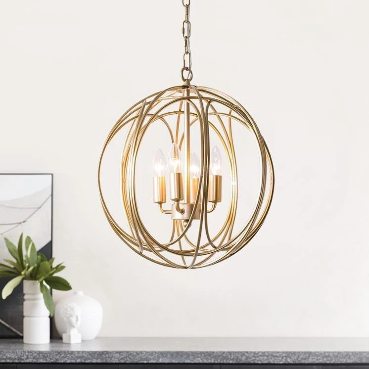 Modern Cage Chandelier -Bathlova