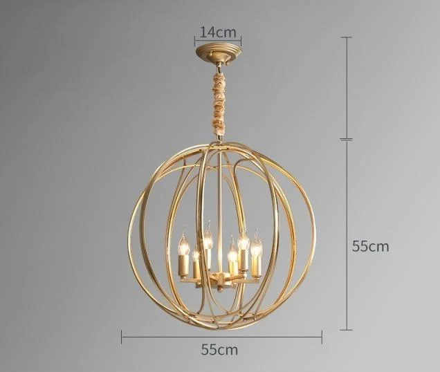 Modern Cage Chandelier -Bathlova