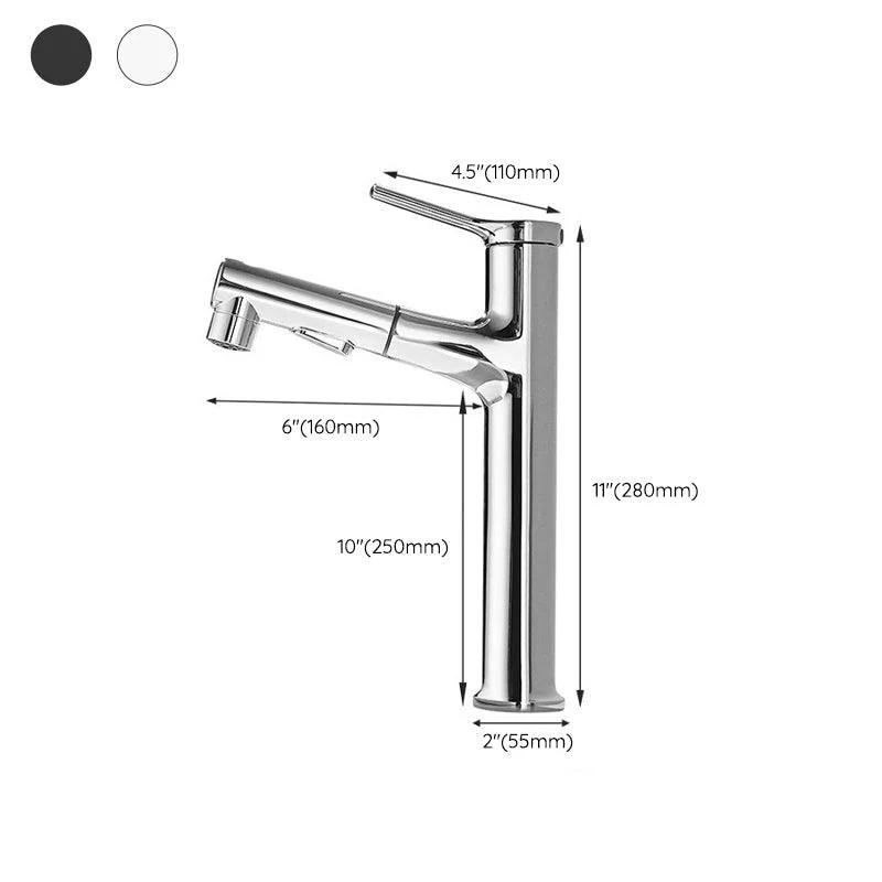 Modern Centerset Tap Copper Centerset Lavatory Tap for Bathroom -Bathlova