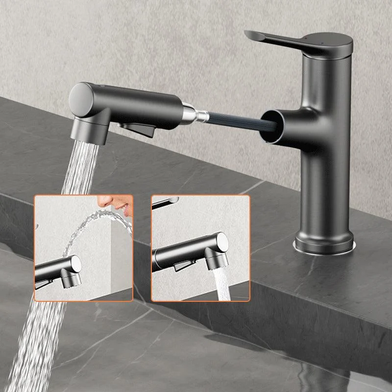 Modern Centerset Tap Copper Centerset Lavatory Tap for Bathroom -Bathlova