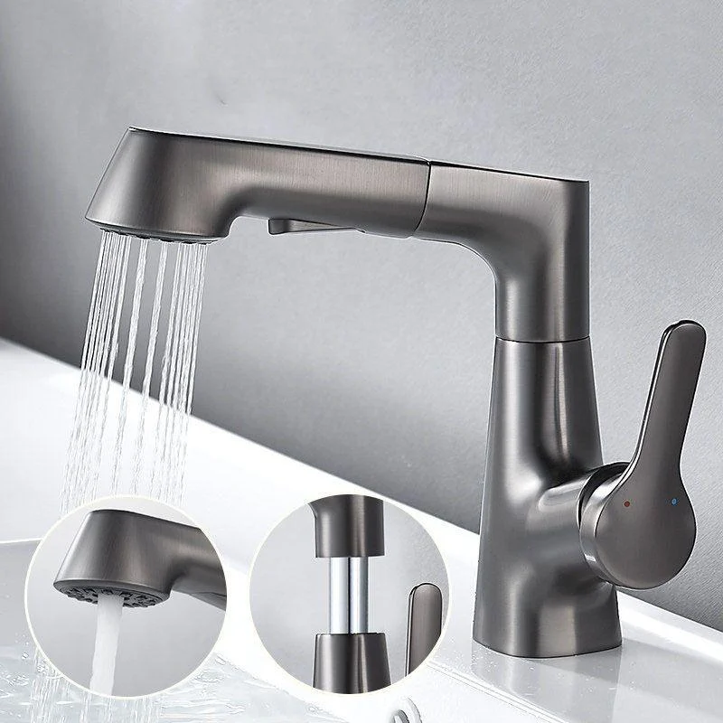 Modern Centerset Tap Single Lever Handle Vessel Sink Bathroom Tap -Bathlova