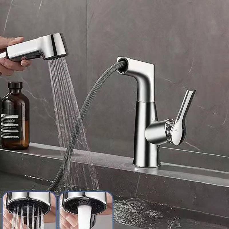 Modern Centerset Tap Single Lever Handle Vessel Sink Bathroom Tap -Bathlova