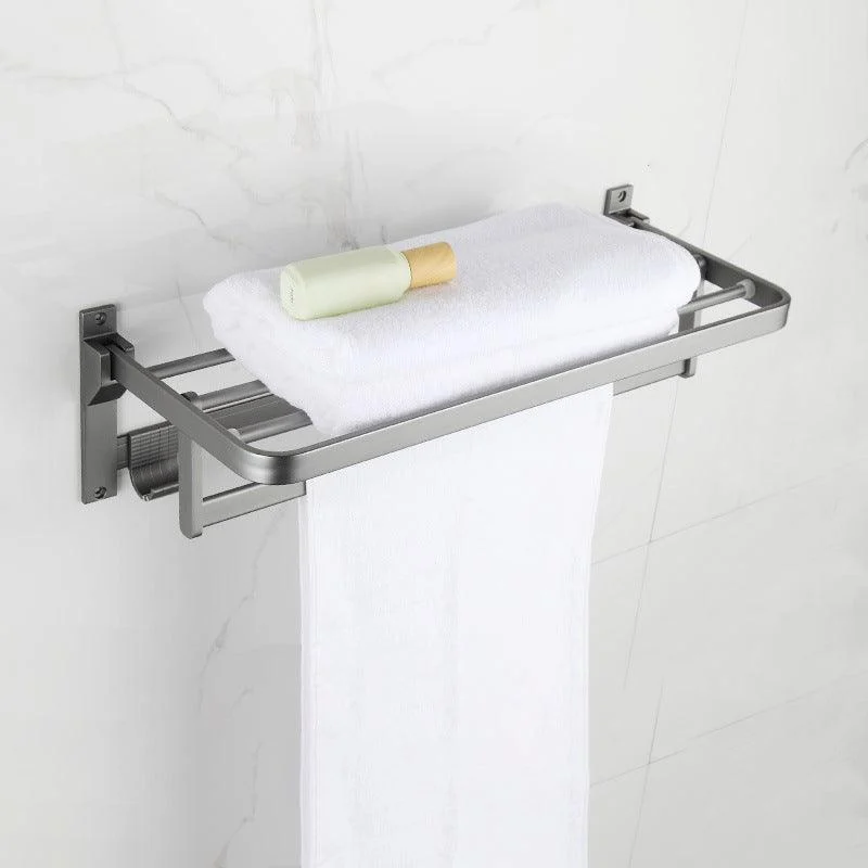 Modern Chrome Bathroom Accessory Set Aluminum Bath Hardware Set -Bathlova