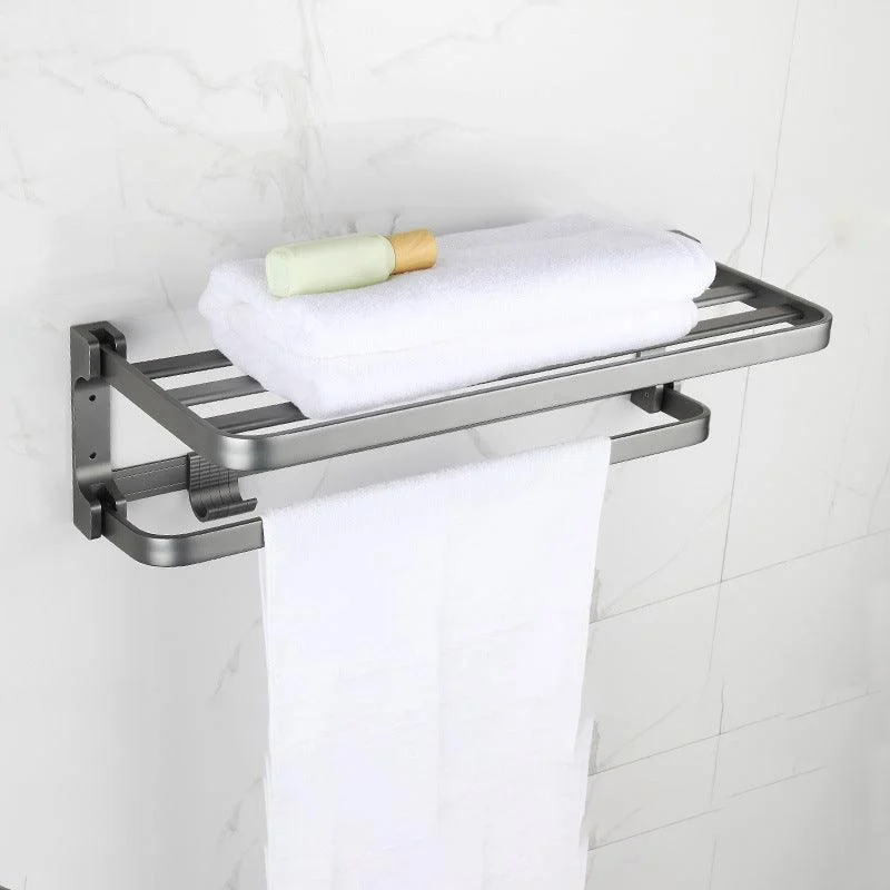 Modern Chrome Bathroom Accessory Set Aluminum Bath Hardware Set -Bathlova