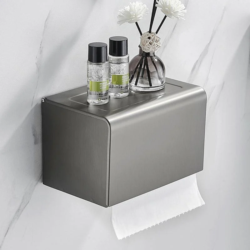 Modern Chrome Bathroom Accessory Set Aluminum Bath Hardware Set -Bathlova