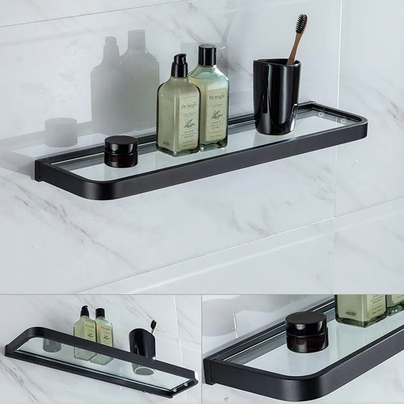 Modern Classic Bath Hardware Set in Stainless Steel Matte Black Robe Hooks/Towel Ring Bar -Bathlova