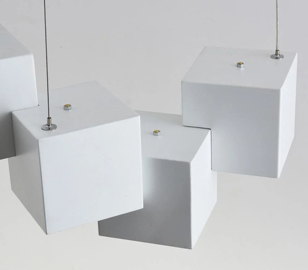 Modern Cube LED Light Fixture -Bathlova