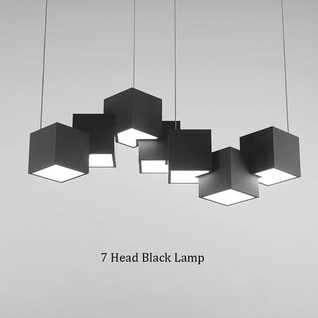 Modern Cube LED Light Fixture -Bathlova