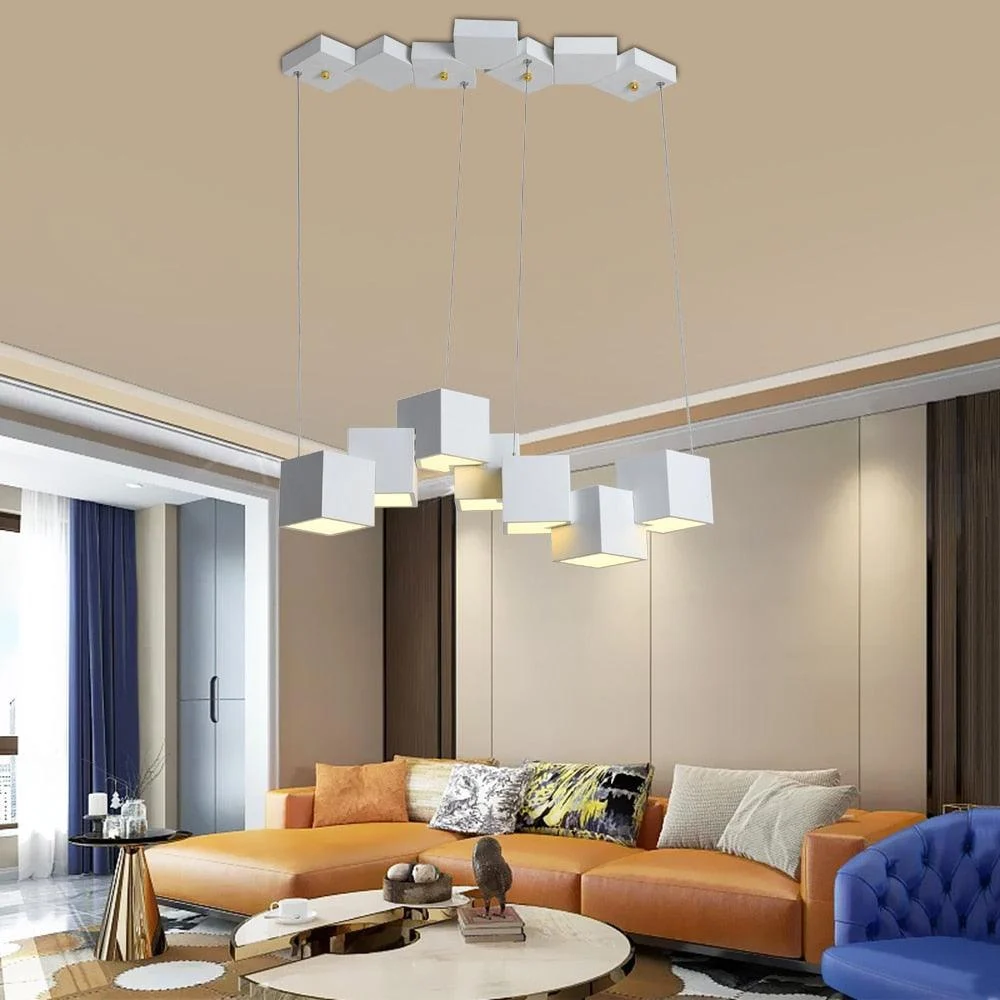 Modern Cube LED Light Fixture -Bathlova