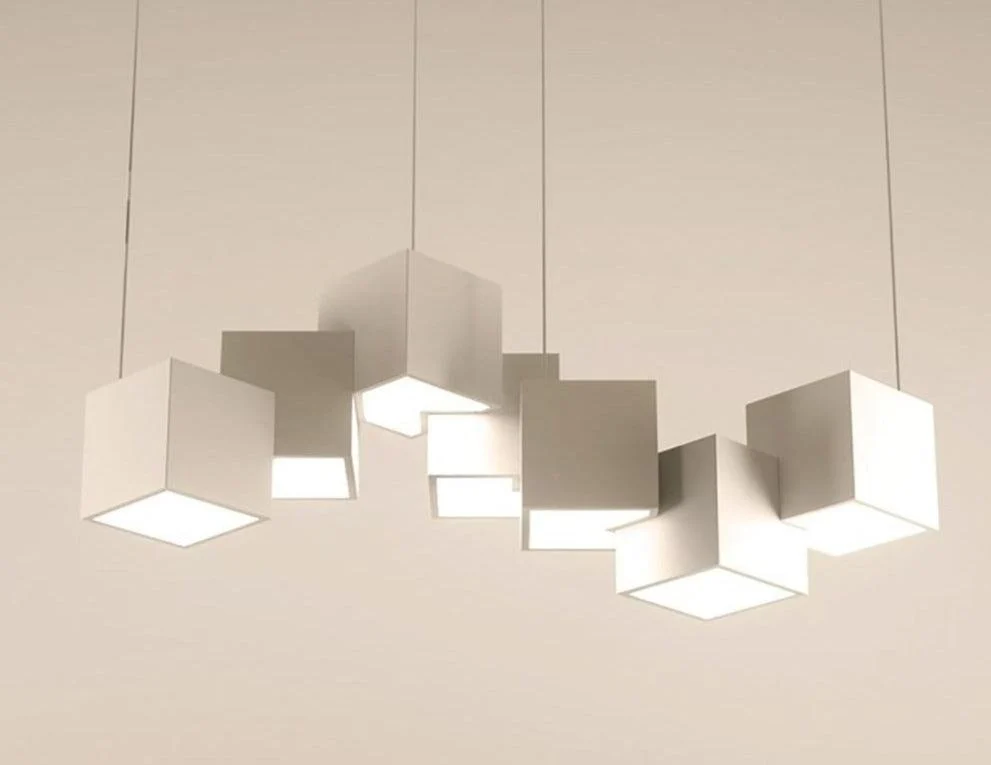 Modern Cube LED Light Fixture -Bathlova