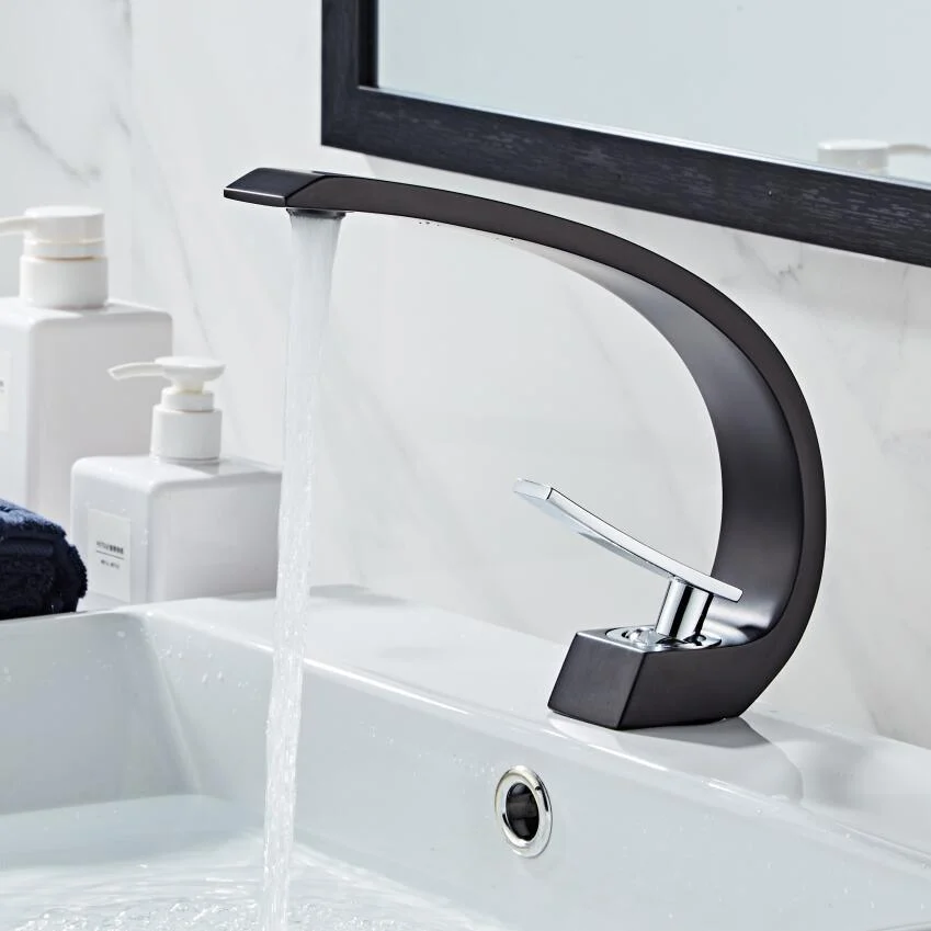 Modern Curved Bathroom Tap -Bathlova