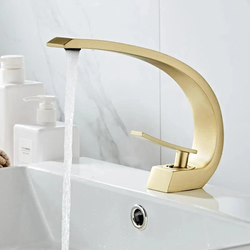 Modern Curved Bathroom Tap -Bathlova