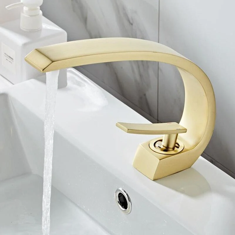 Modern Curved Bathroom Tap -Bathlova