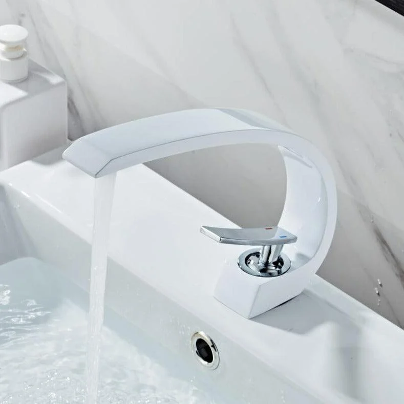 Modern Curved Bathroom Tap -Bathlova