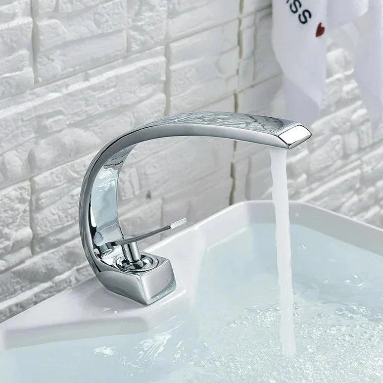 Modern Curved Bathroom Tap -Bathlova