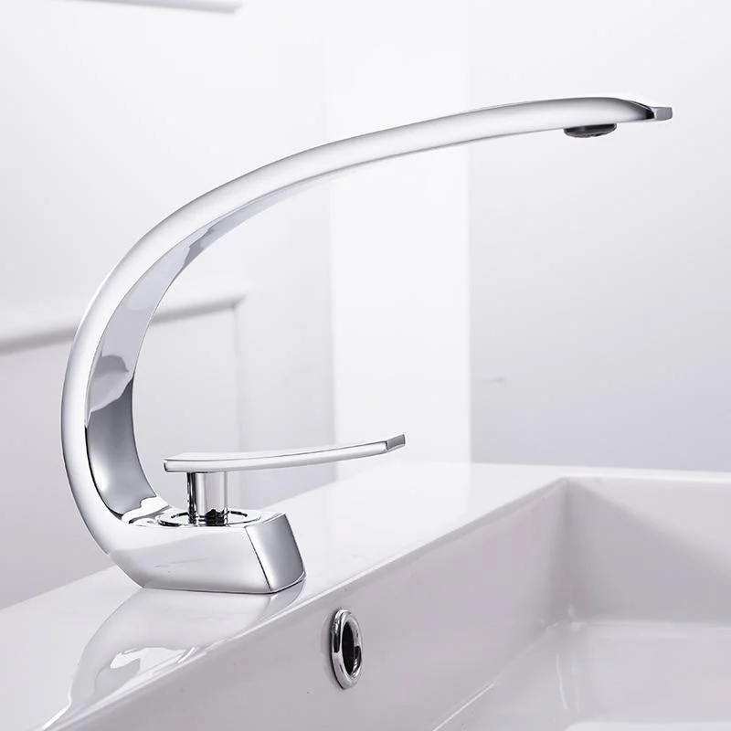 Modern Curved Bathroom Tap -Bathlova