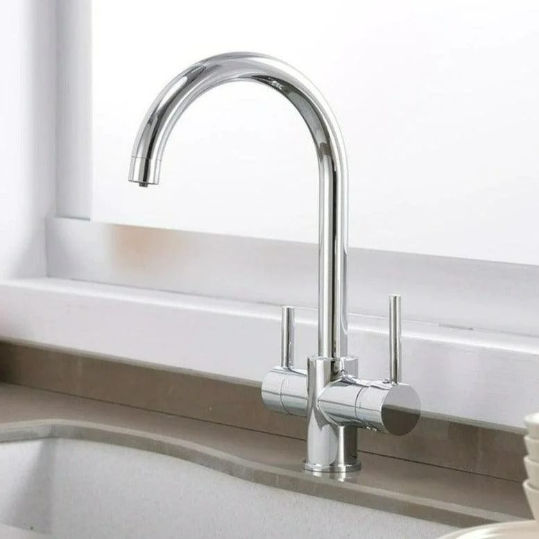 Modern Curved Kitchen Tap -Bathlova