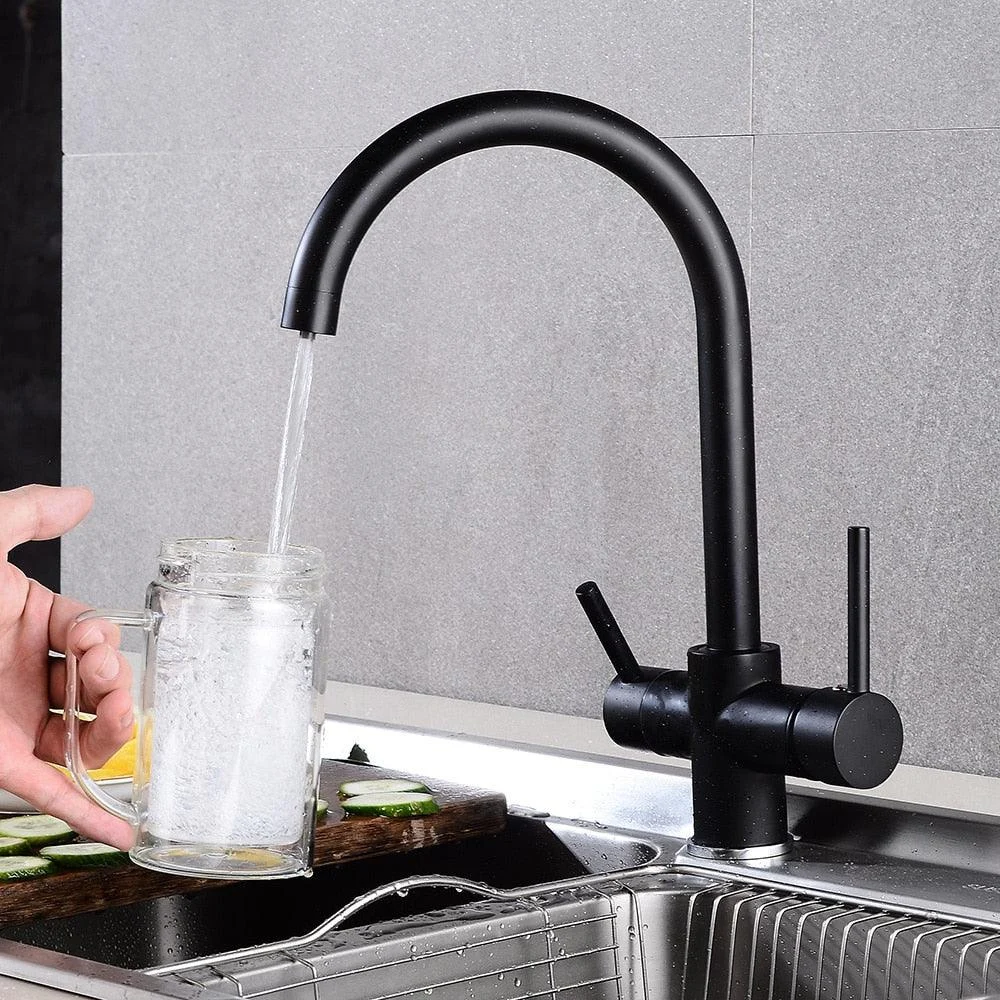 Modern Curved Kitchen Tap -Bathlova