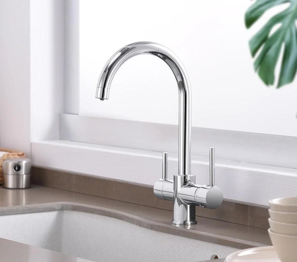 Modern Curved Kitchen Tap -Bathlova