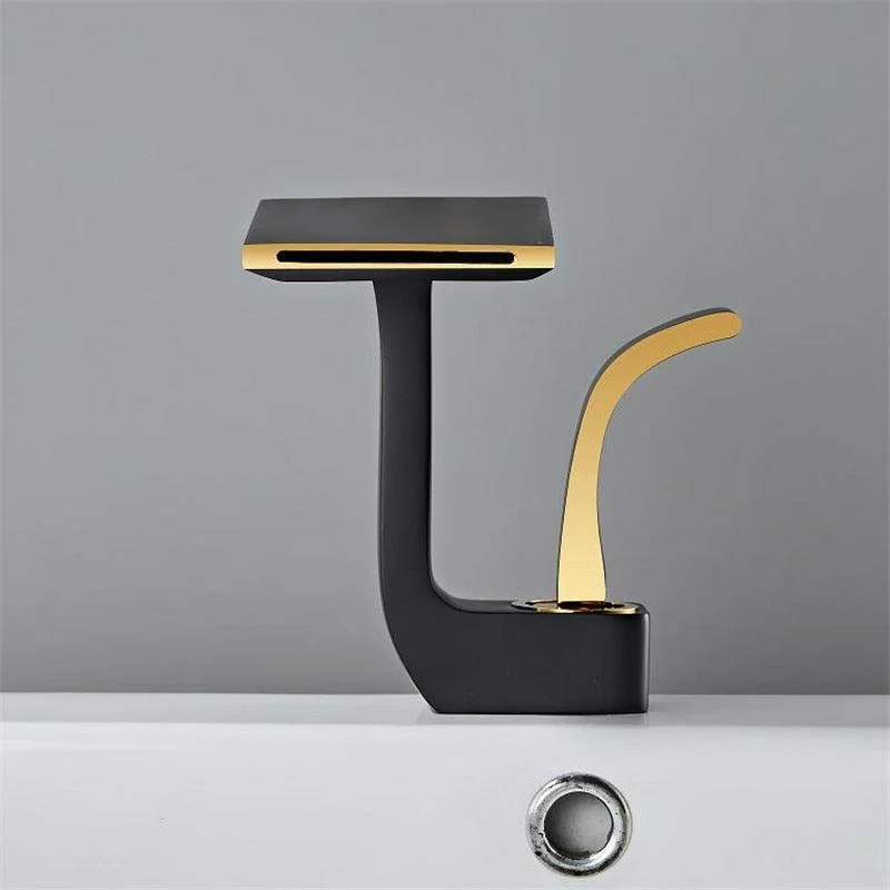 Modern Deck Mounted Waterfall Bathroom Tap -Bathlova