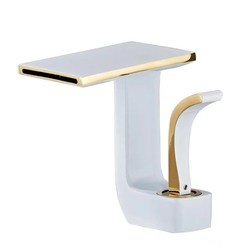 Modern Deck Mounted Waterfall Bathroom Tap -Bathlova