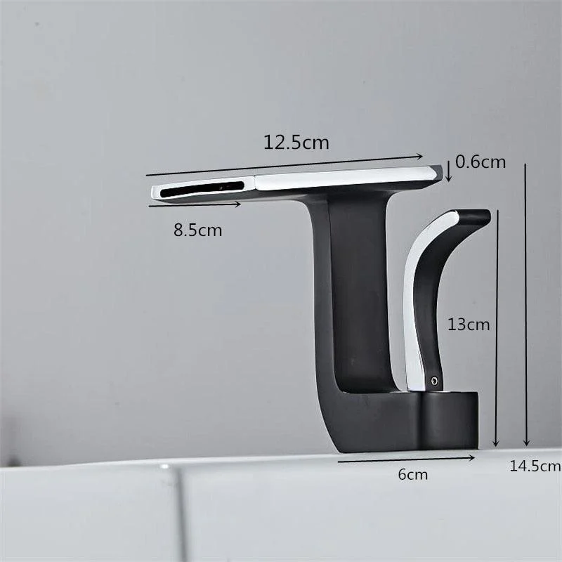 Modern Deck Mounted Waterfall Bathroom Tap -Bathlova