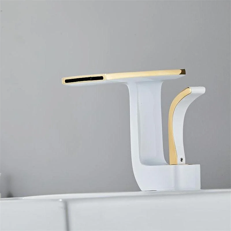 Modern Deck Mounted Waterfall Bathroom Tap -Bathlova