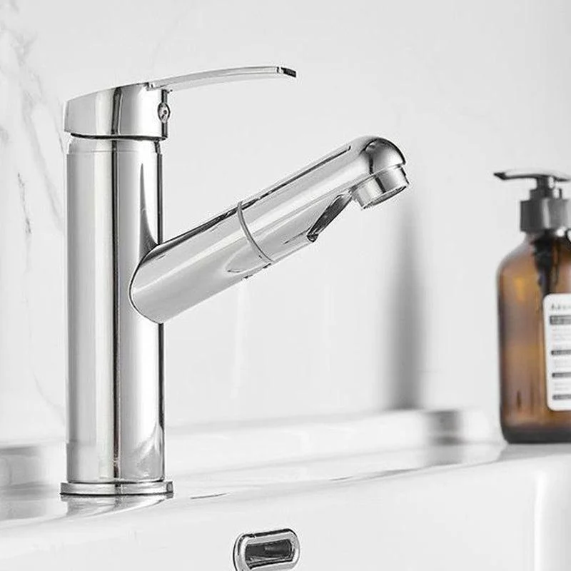 Modern Design Bathroom Tap Single Handle Tap with Water Hose -Bathlova