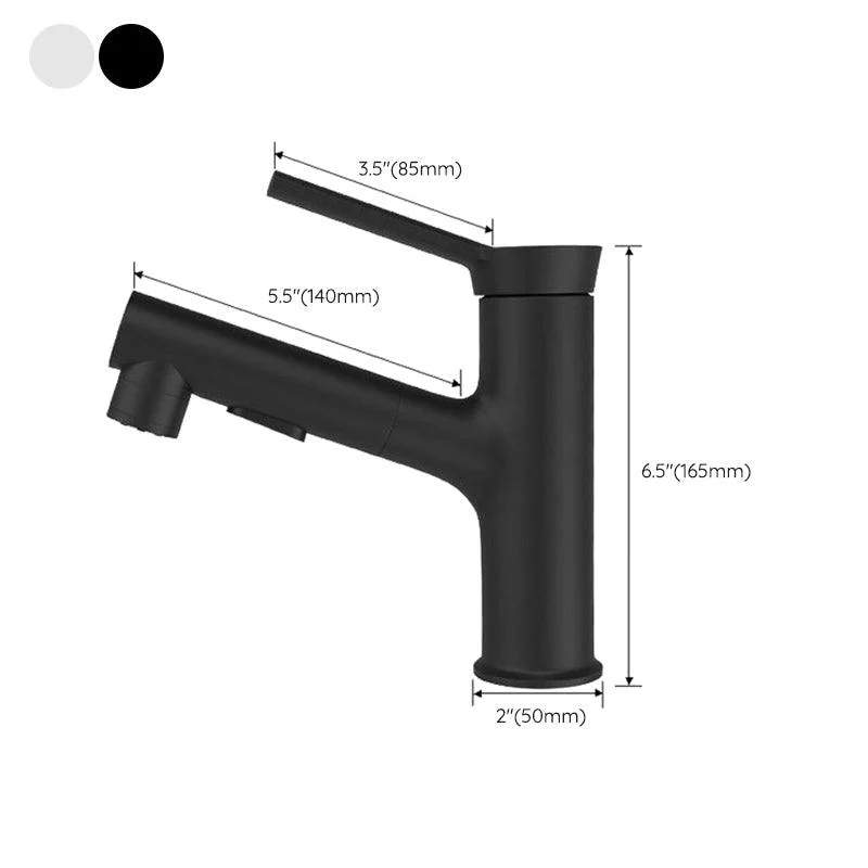 Modern Design Bathroom Tap Single Handle Tap with Water Hose -Bathlova