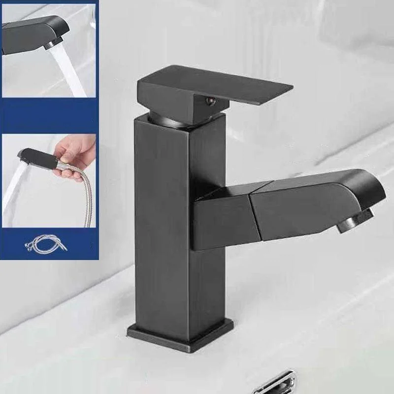 Modern Design Bathroom Tap Single Handle Tap with Water Hose -Bathlova